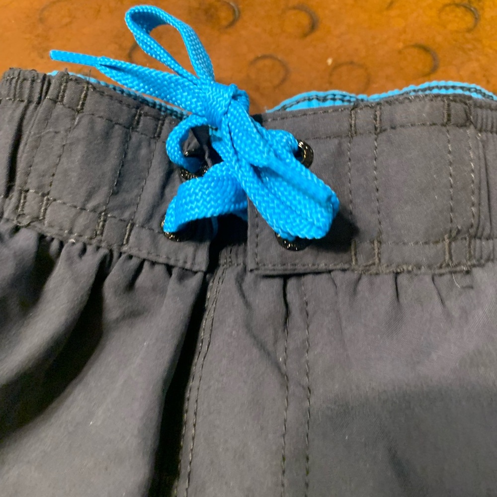 SPEEDO Board Shorts Men's L Blue Loose Fit UPF 50+ Pockets Drawstring Swim - Picture 4 of 7